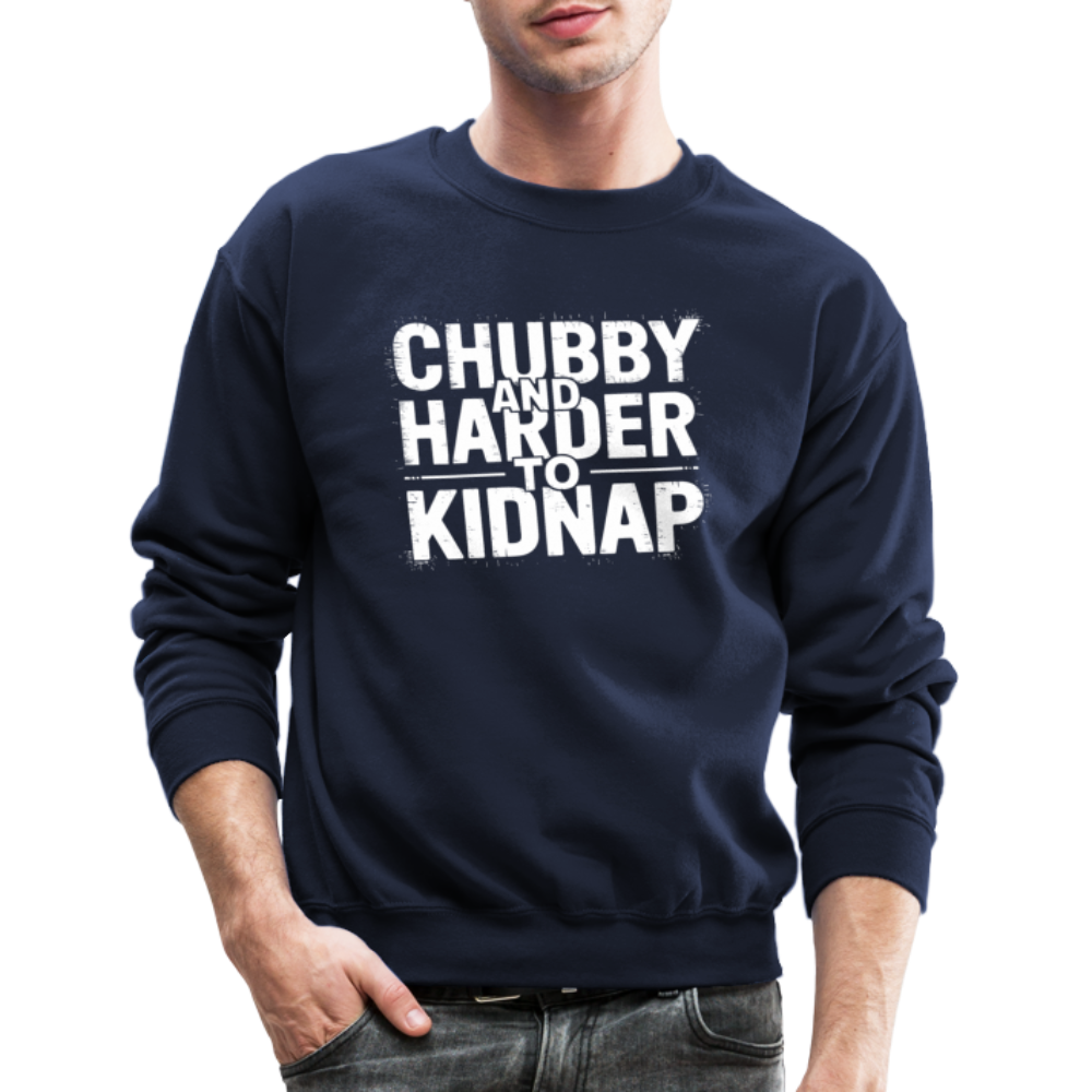 Chubby and Harder to Kidnap Sweatshirt - navy