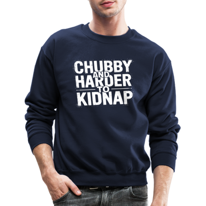 Chubby and Harder to Kidnap Sweatshirt - navy