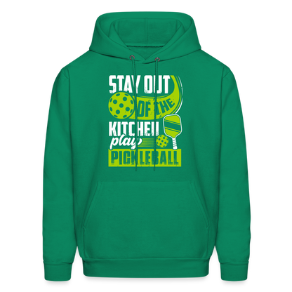 Stay Out Of The Kitchen Play Pickleball Hoodie - kelly green