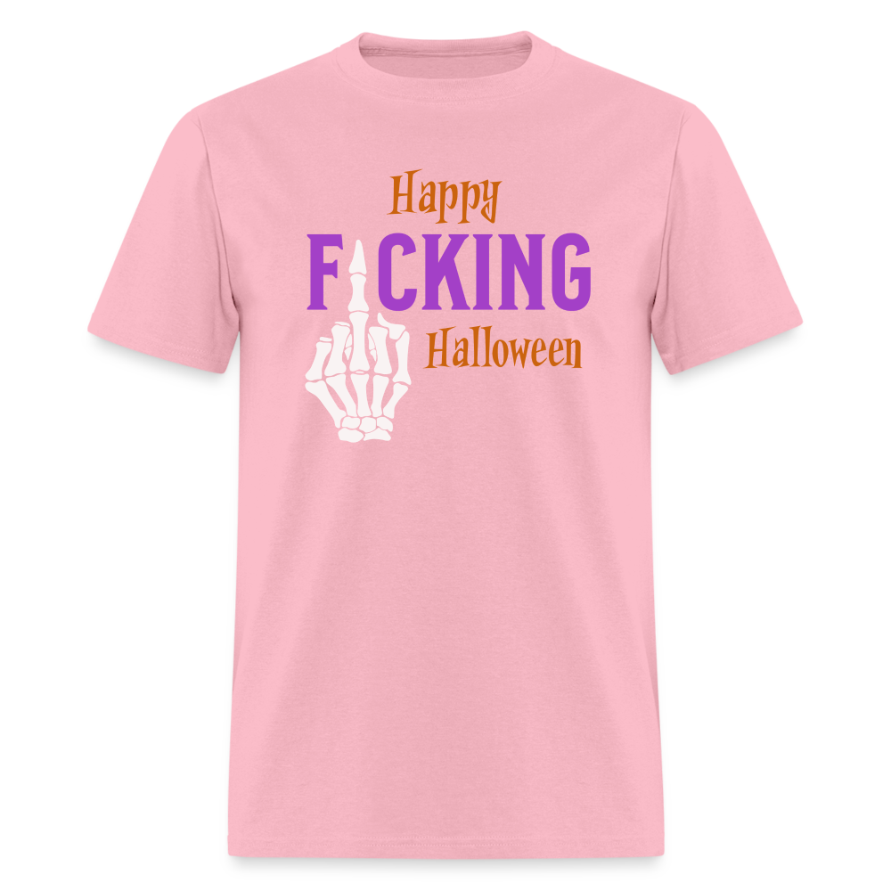 Happy Fcking Halloween T-Shirt - pink