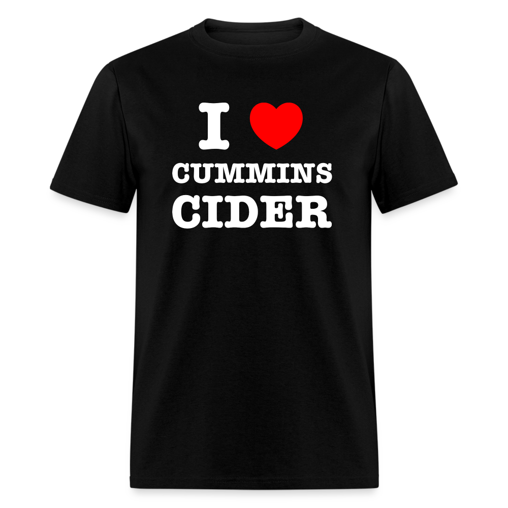 I Heart Cummins Cider T-Shirt - black