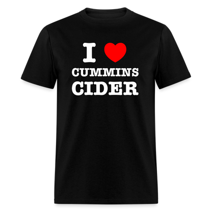 I Heart Cummins Cider T-Shirt - black