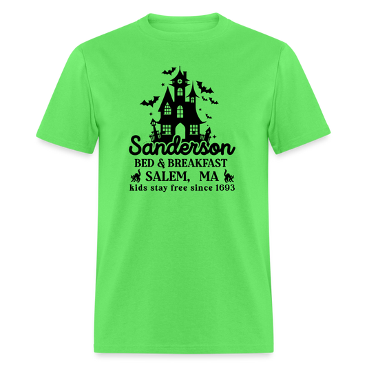 Sanderson Bed & Breakfast Salem MA T-Shirt (Halloween) - kiwi