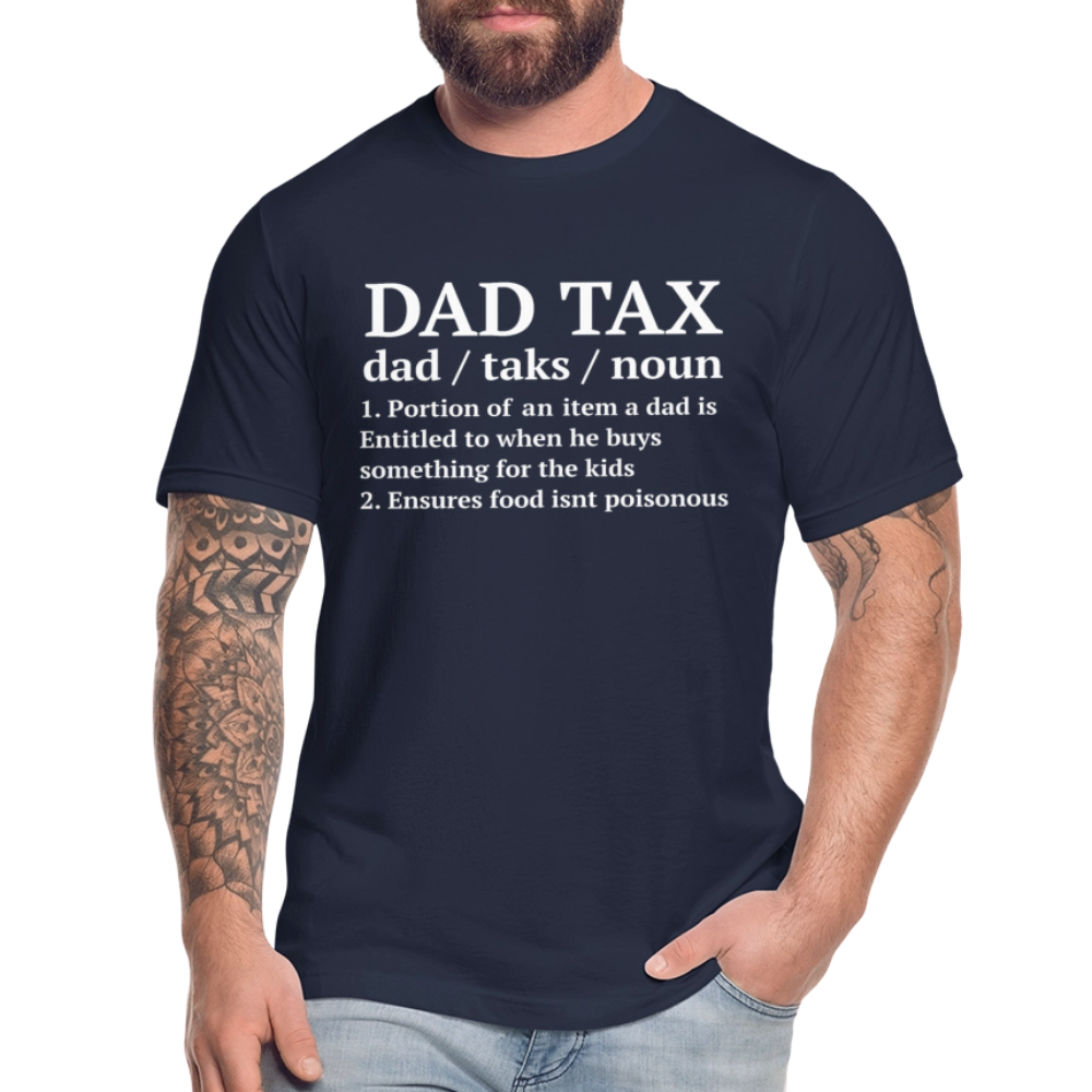 Definition of Dad Tax T-Shirt Bella Canvas - navy