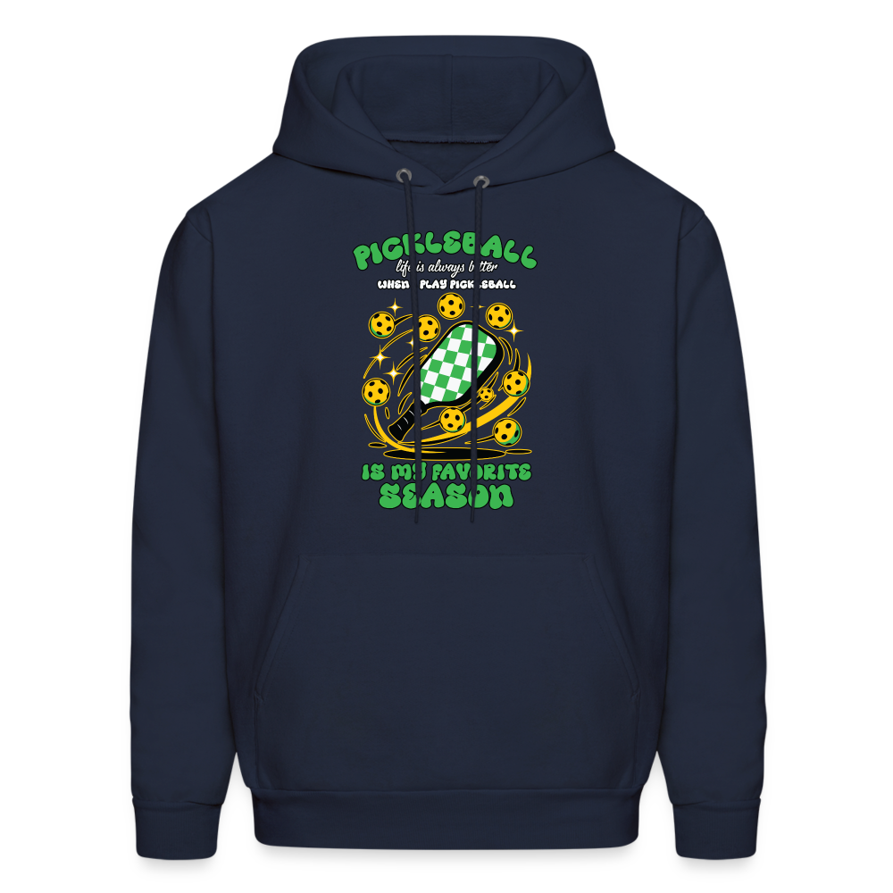 Pickleball Is My Favorite Season Hoodie - navy