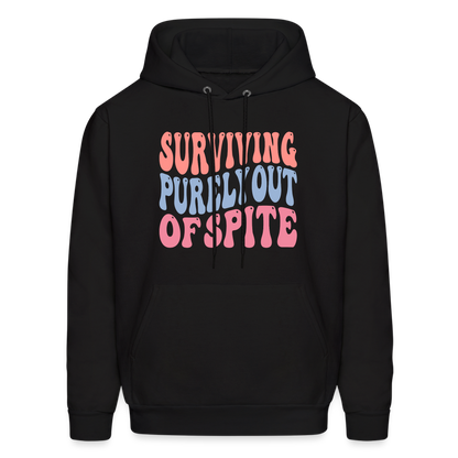 Surviving Purely Out Of Spite Hoodie - black