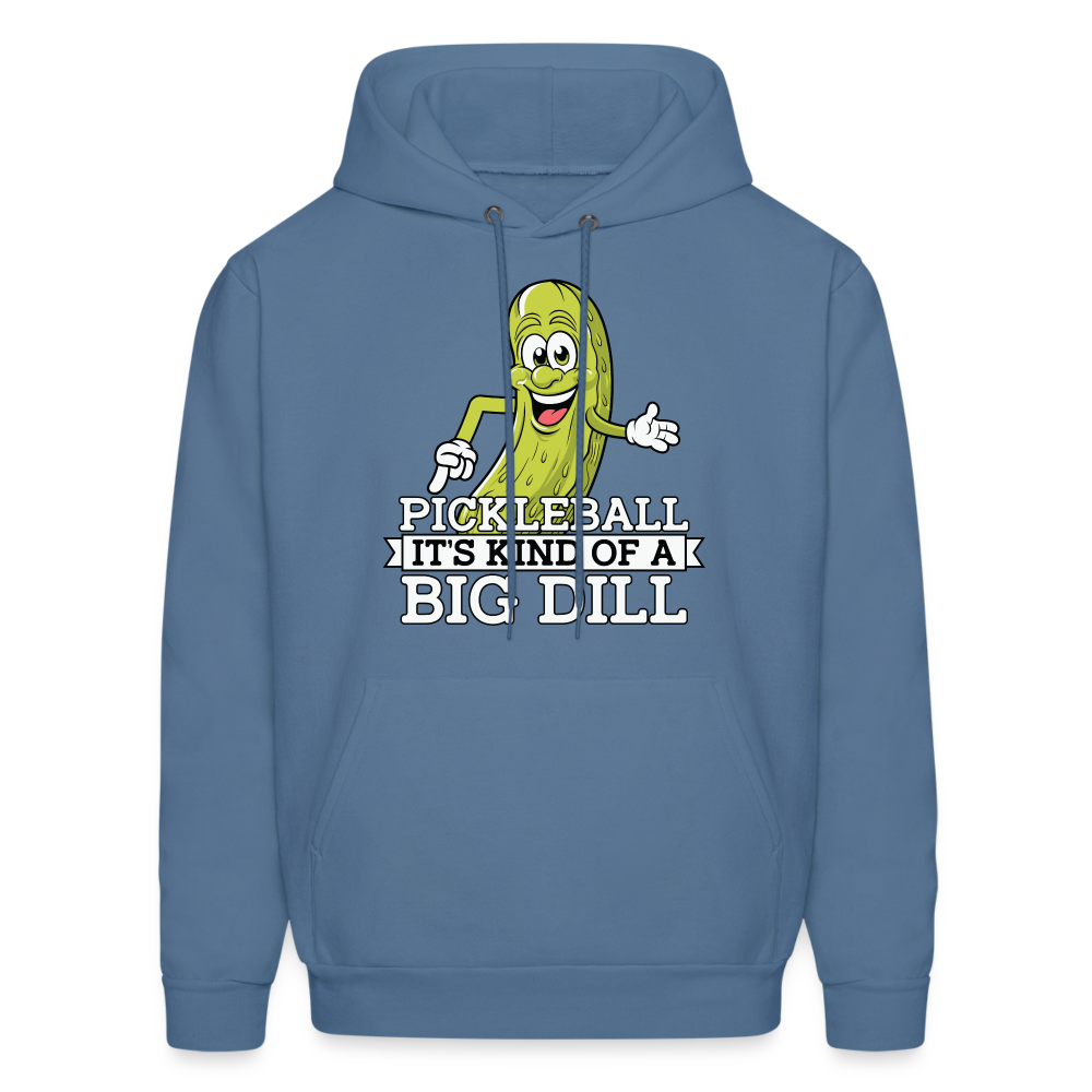 Pickleball It's Kind Of A Big Dill Hoodie - denim blue