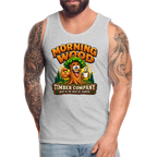Morning Wood Timber Company Funny Adult Humor Tank Top