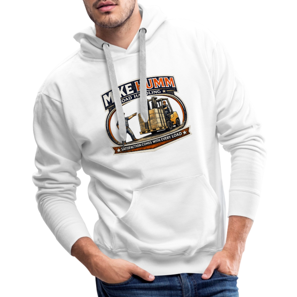 Mike Humm Load Handling Hoodie Funny Adult Humor Gear - white