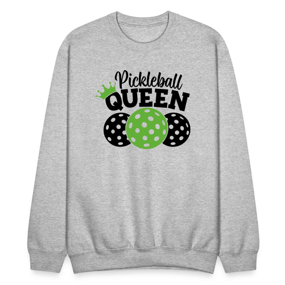 Pickleball Queen Sweatshirt - heather gray