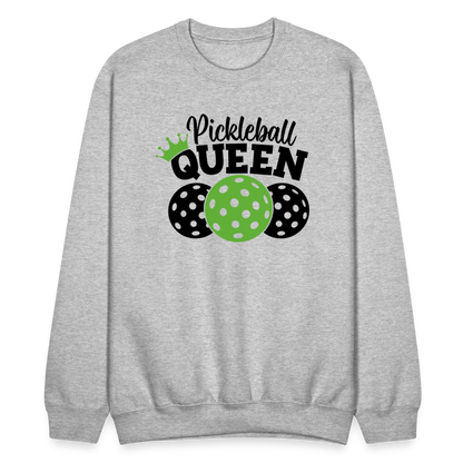 Pickleball Queen Sweatshirt - heather gray