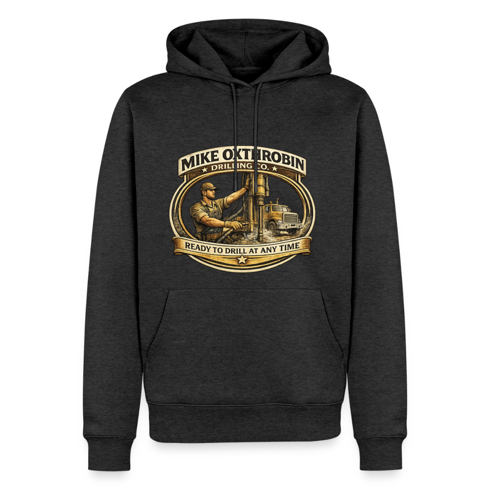 Mike Oxthrobin Drilling Co Hoodie Funny Adult Humor Gear Color: heather anthracite