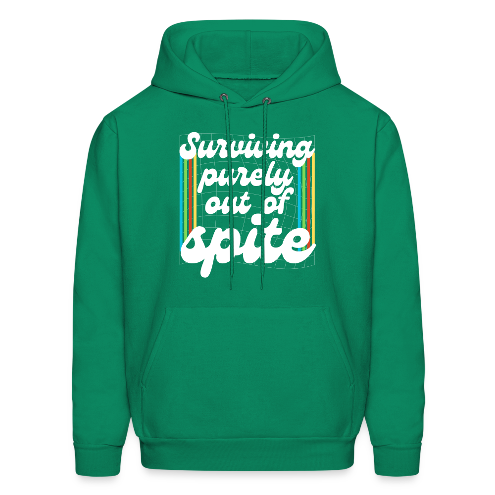 Surviving Purely Out Of Spite Hoodie - kelly green