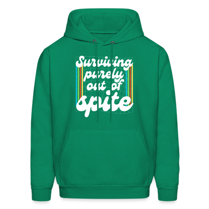 Surviving Purely Out Of Spite Hoodie - kelly green