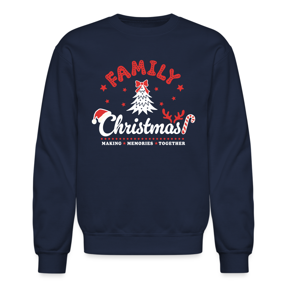 Family Christmas Making Memories Together Sweatshirt - navy