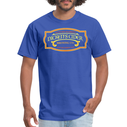 Dicken's Cider Brewing Co T-Shirt - royal blue