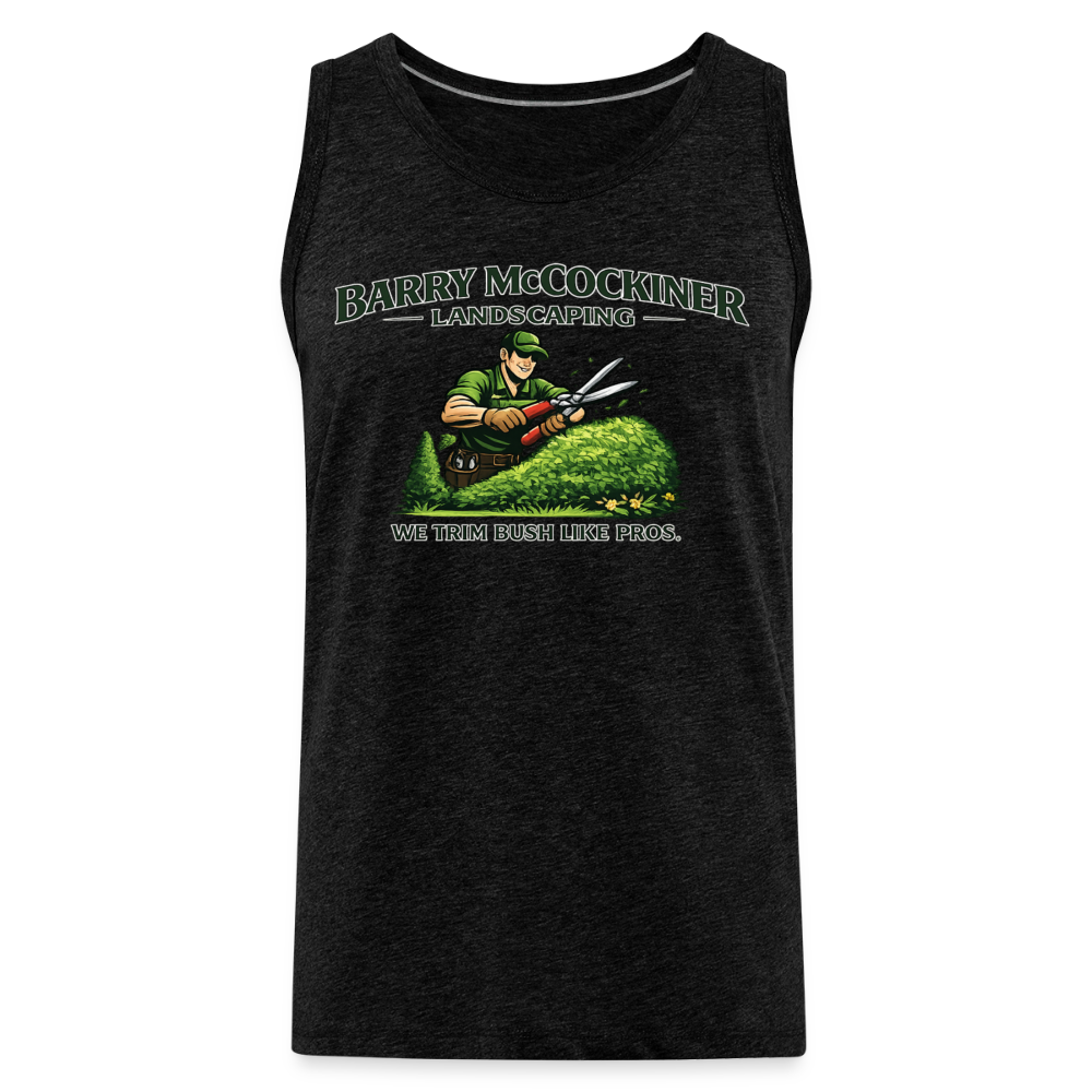 Barry McCockiner Landscaping Funny Tank Top Color: Heather Gray