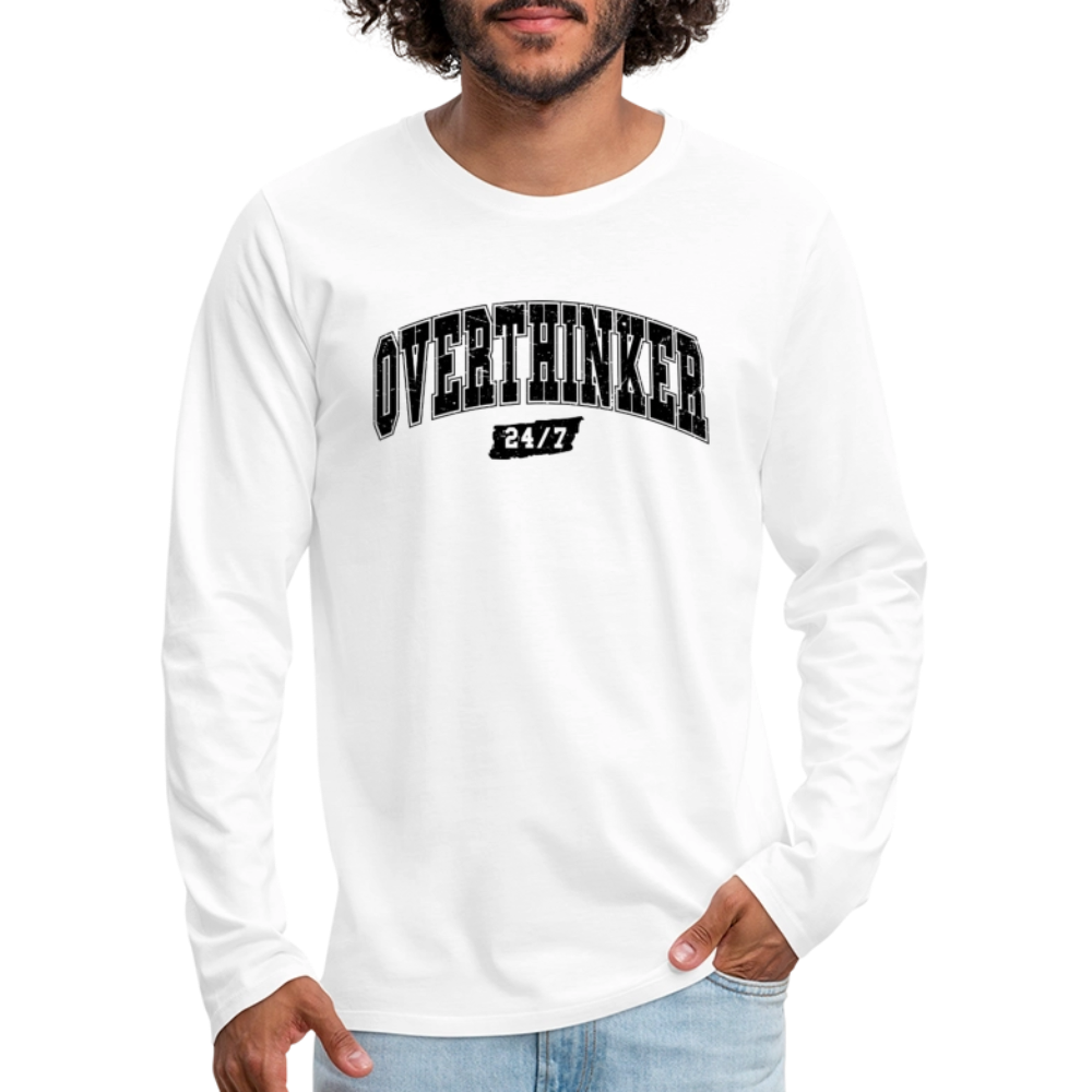 Men's Premium Long Sleeve T-Shirt - white