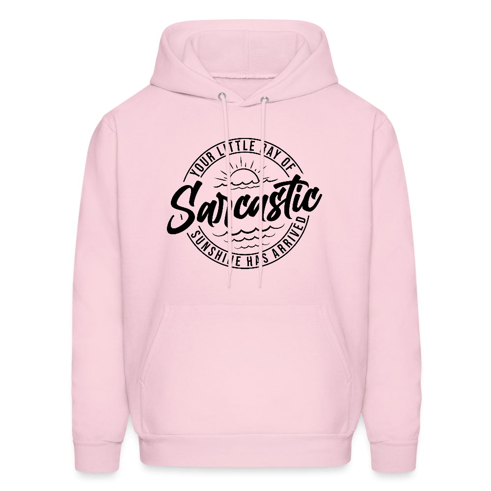 Your Little Ray Of Sarcastic Sunshine Hoodie - pale pink