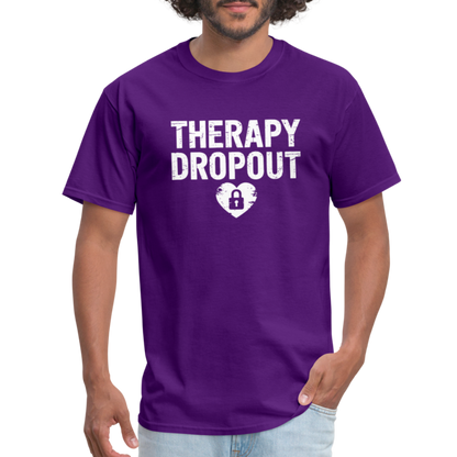 Therapy Dropout T-Shirt - purple