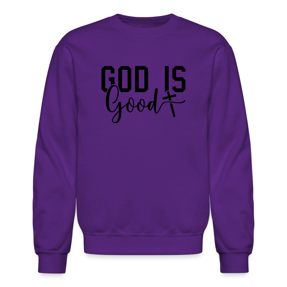 God is Good Sweatshirt - purple