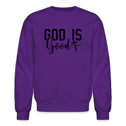 God is Good Sweatshirt - purple