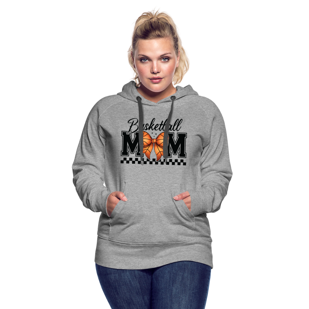 Basketball Mom Women’s Premium Hoodie - heather grey