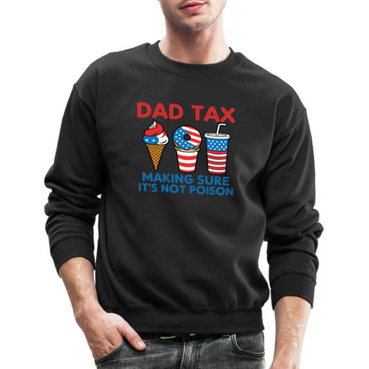 Dad Tax Sweatshirt (Red White Blue) - black