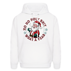 Ho Ho Holy Shit What A Year (Funny Christmas Santa) Hoodie
