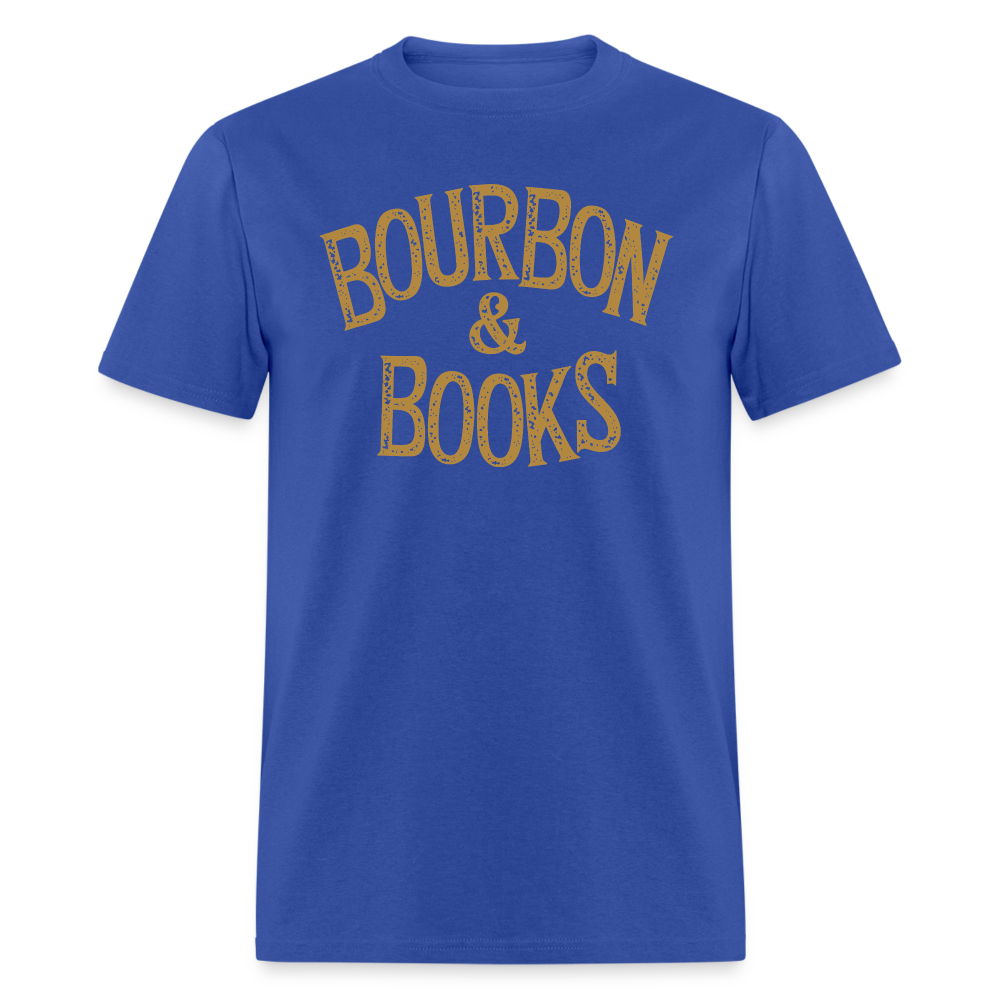 Bourbon & Books T-Shirt - royal blue