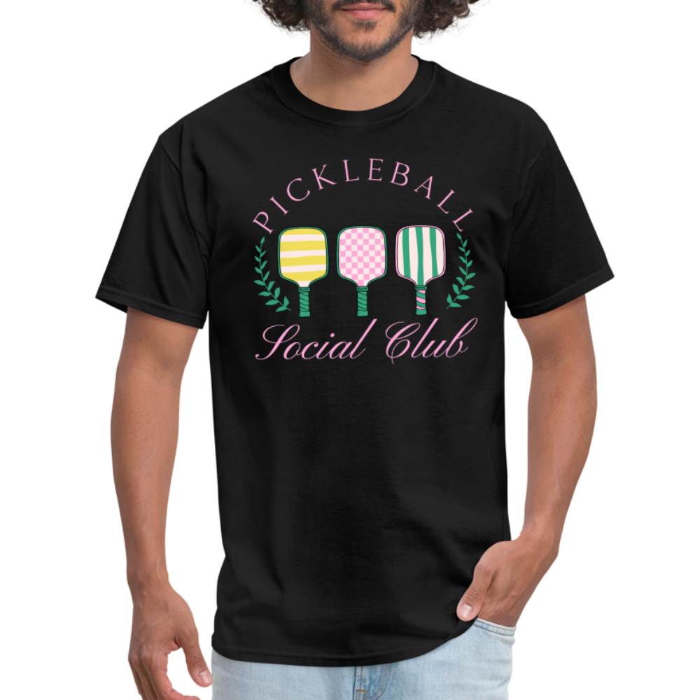 Pickleball Social Club T-Shirt - black