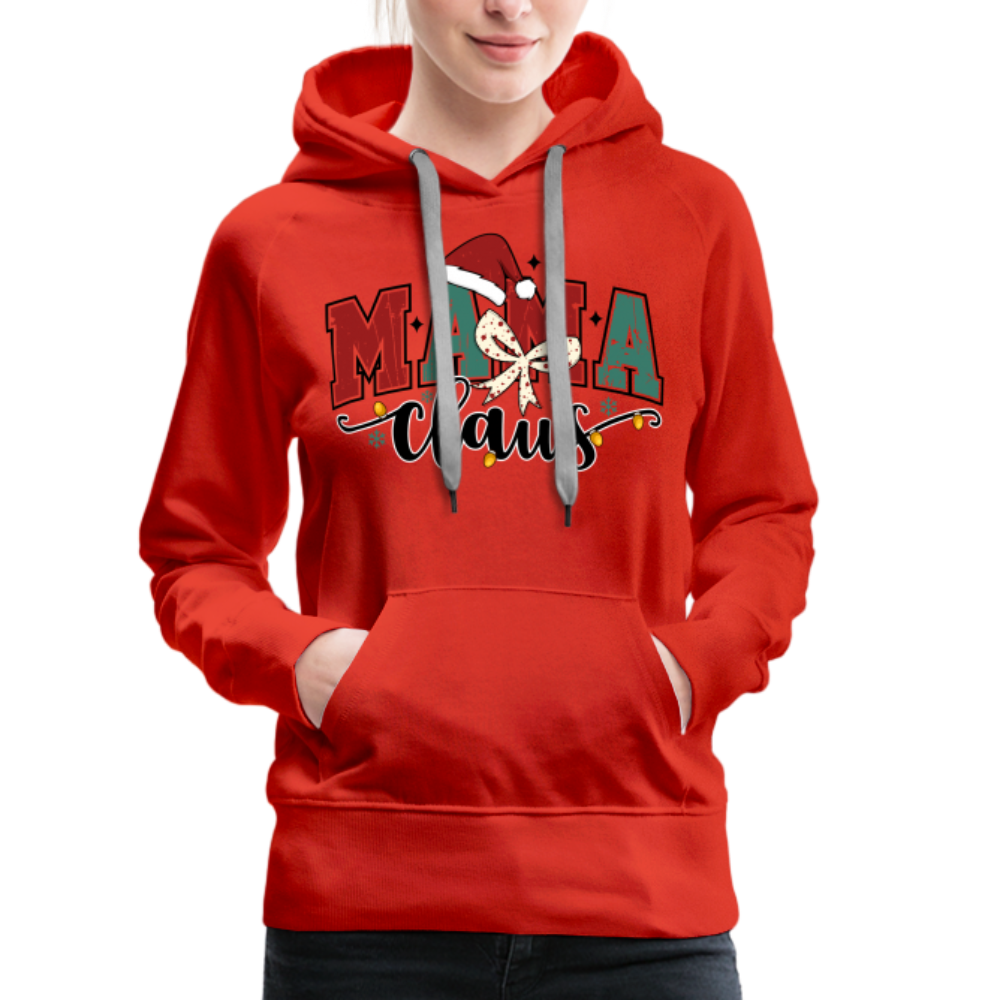 Mama Claus Women’s Premium Hoodie - red