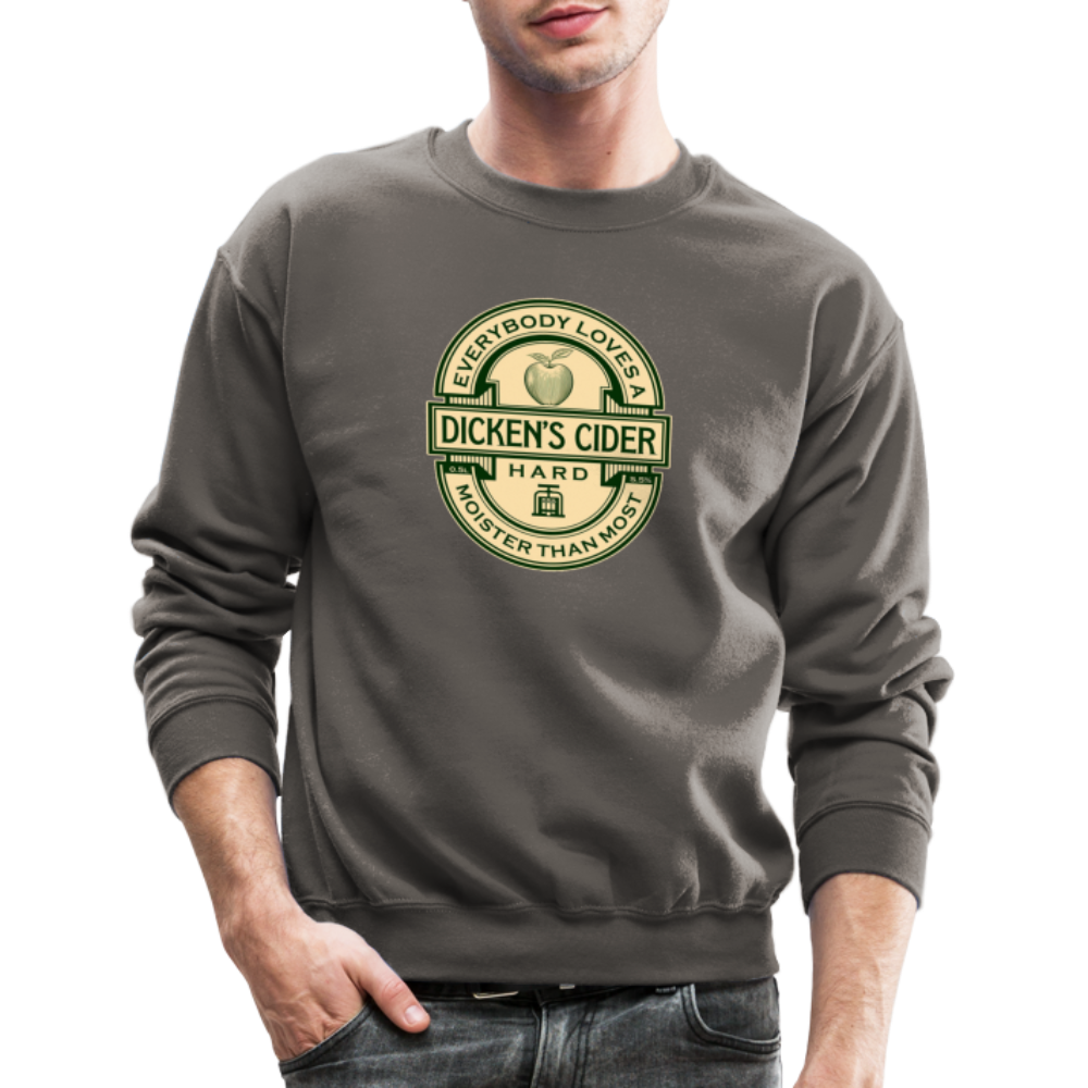 Dicken's Cider Men's Premium Long Sleeve Sweatshirt - asphalt gray