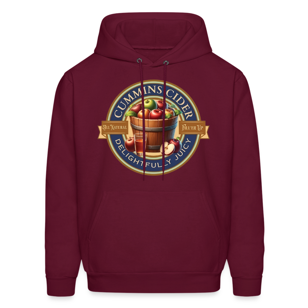 Cummins Cider (Funny Adult Humor) Hoodie - burgundy