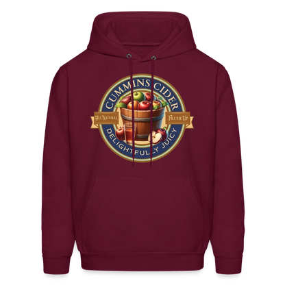 Cummins Cider (Funny Adult Humor) Hoodie - burgundy