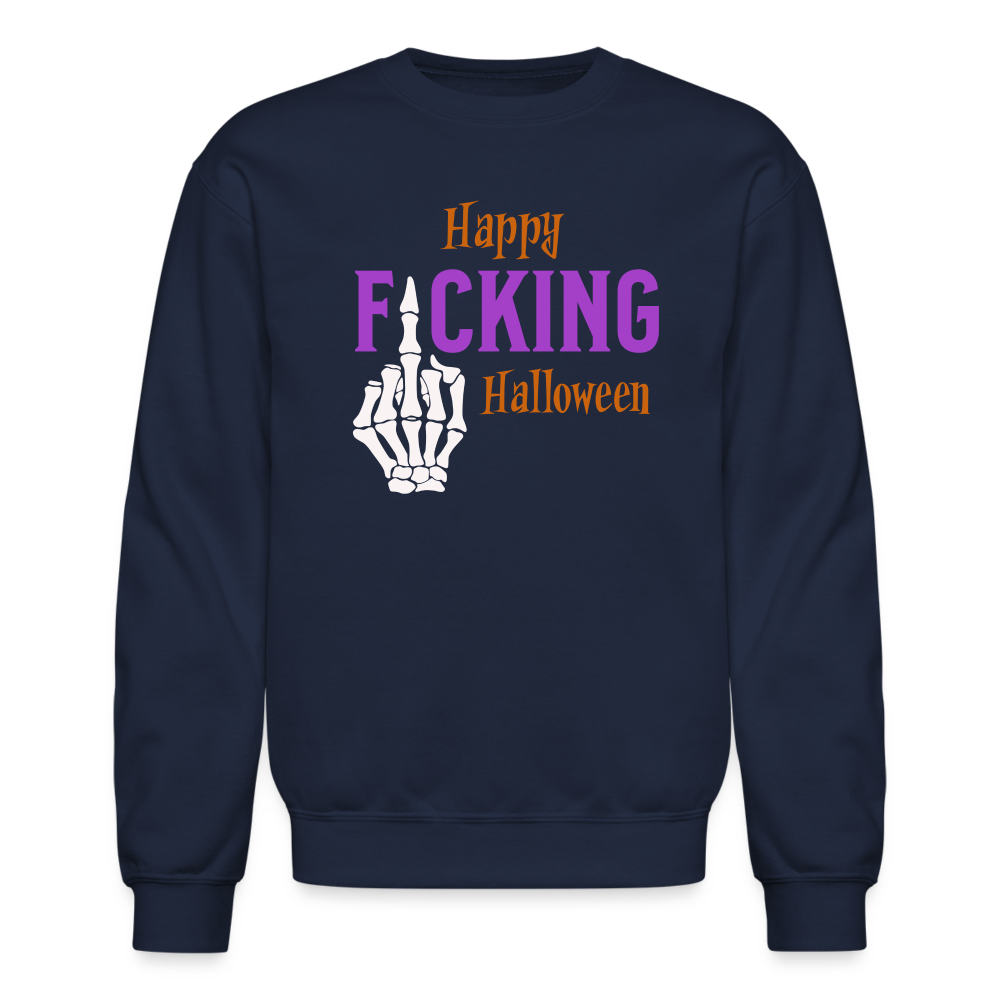 Happy F*cking Halloween Sweatshirt - navy