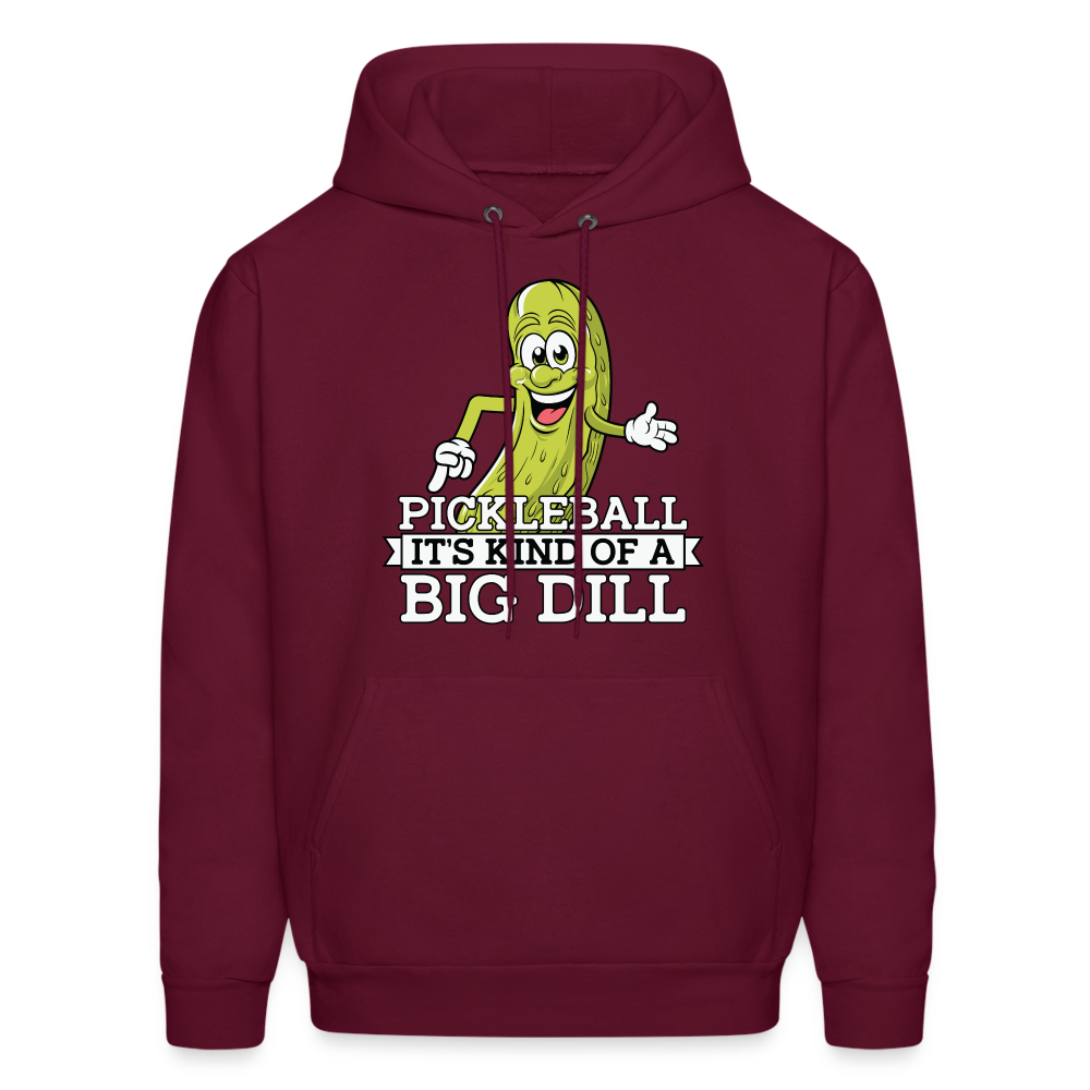 Pickleball It's Kind Of A Big Dill Hoodie - burgundy