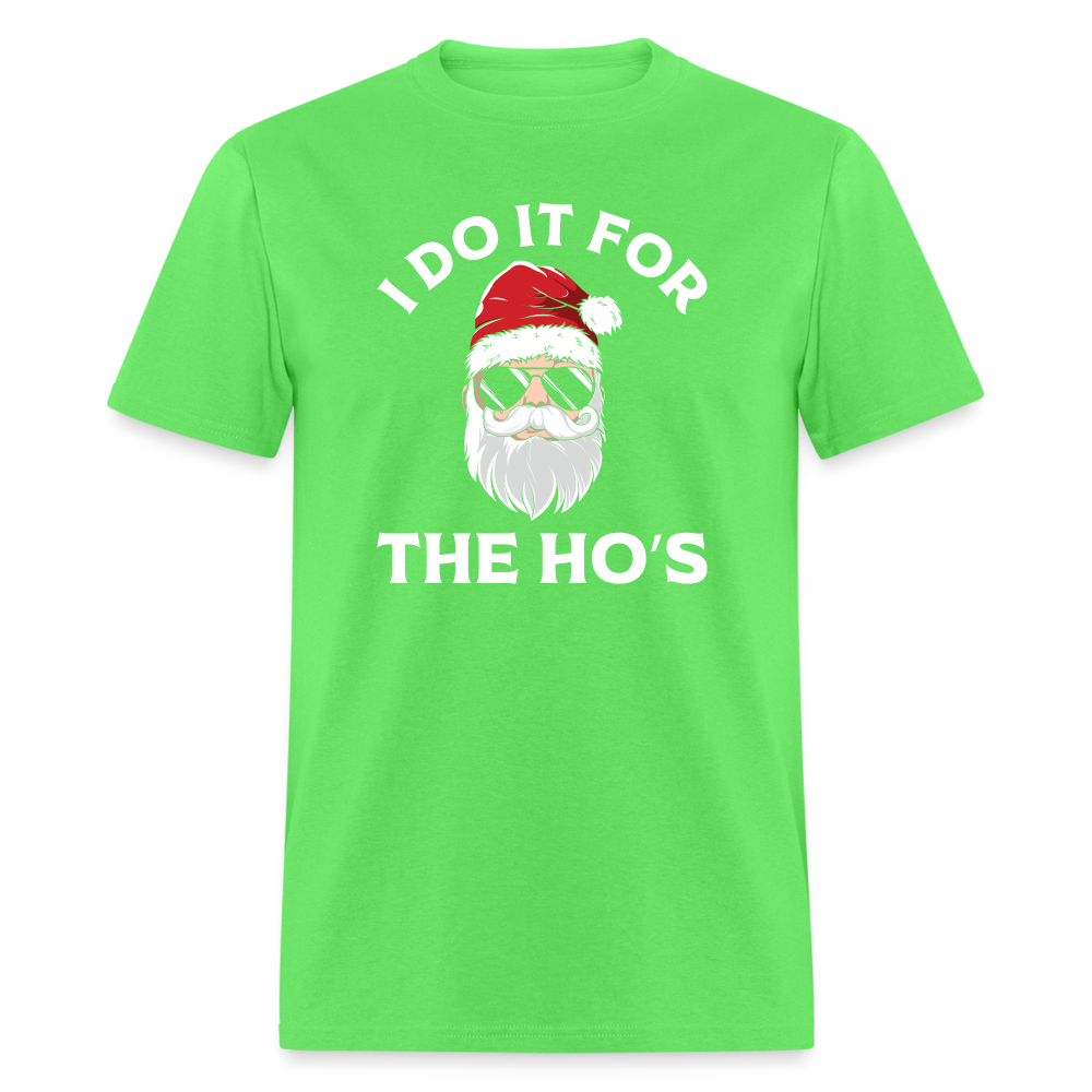 I Do It for the Ho's (Santa) Funny Christmas T-Shirt - kiwi