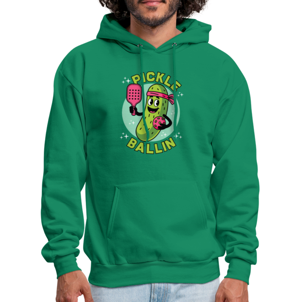 Pickle Ballin Hoodie - kelly green