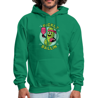 Pickle Ballin Hoodie - kelly green