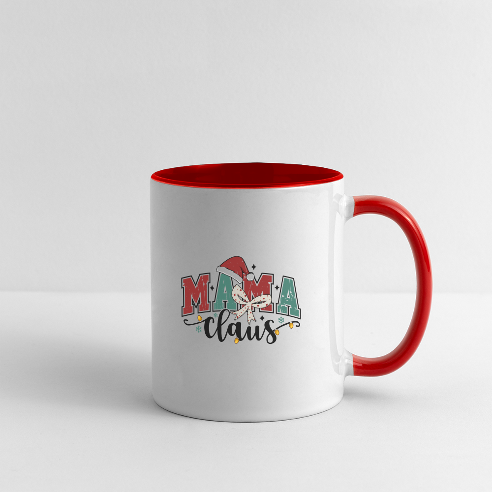 Mama Claus Coffee Mug - white/red