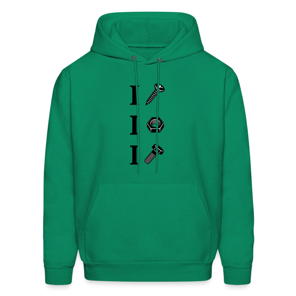 I Screw I Nut I Bolt – Funny Adult Humor Hoodie Color: kelly green