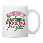 Santa's Favorite Pickleball Player Coffee Mug