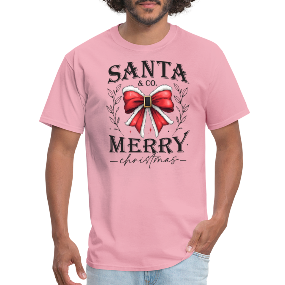 Merry Christmas Santa & Co T-Shirt - pink