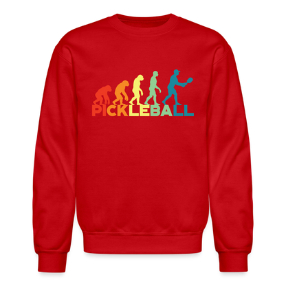 Pickleball Evolution Sweatshirt - red