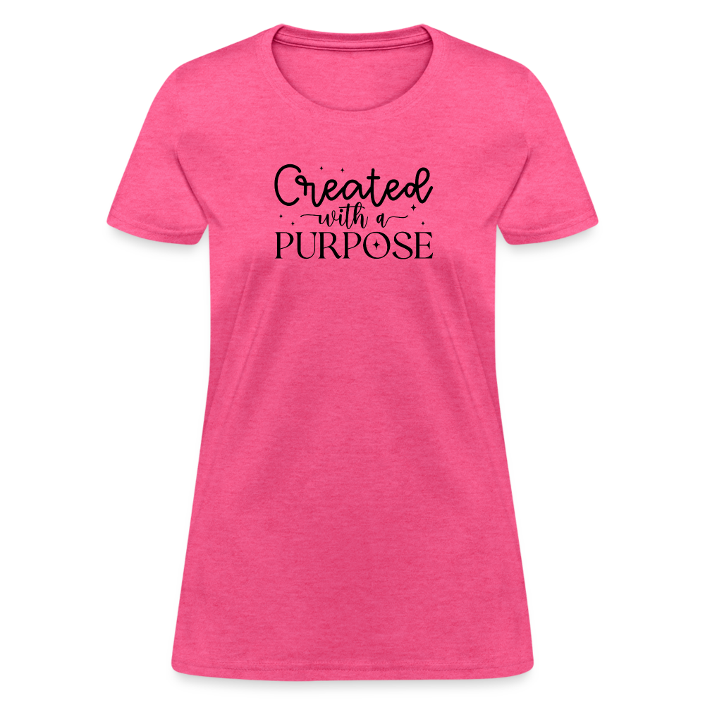 Created with a Purpose Women's T-Shirt - heather pink