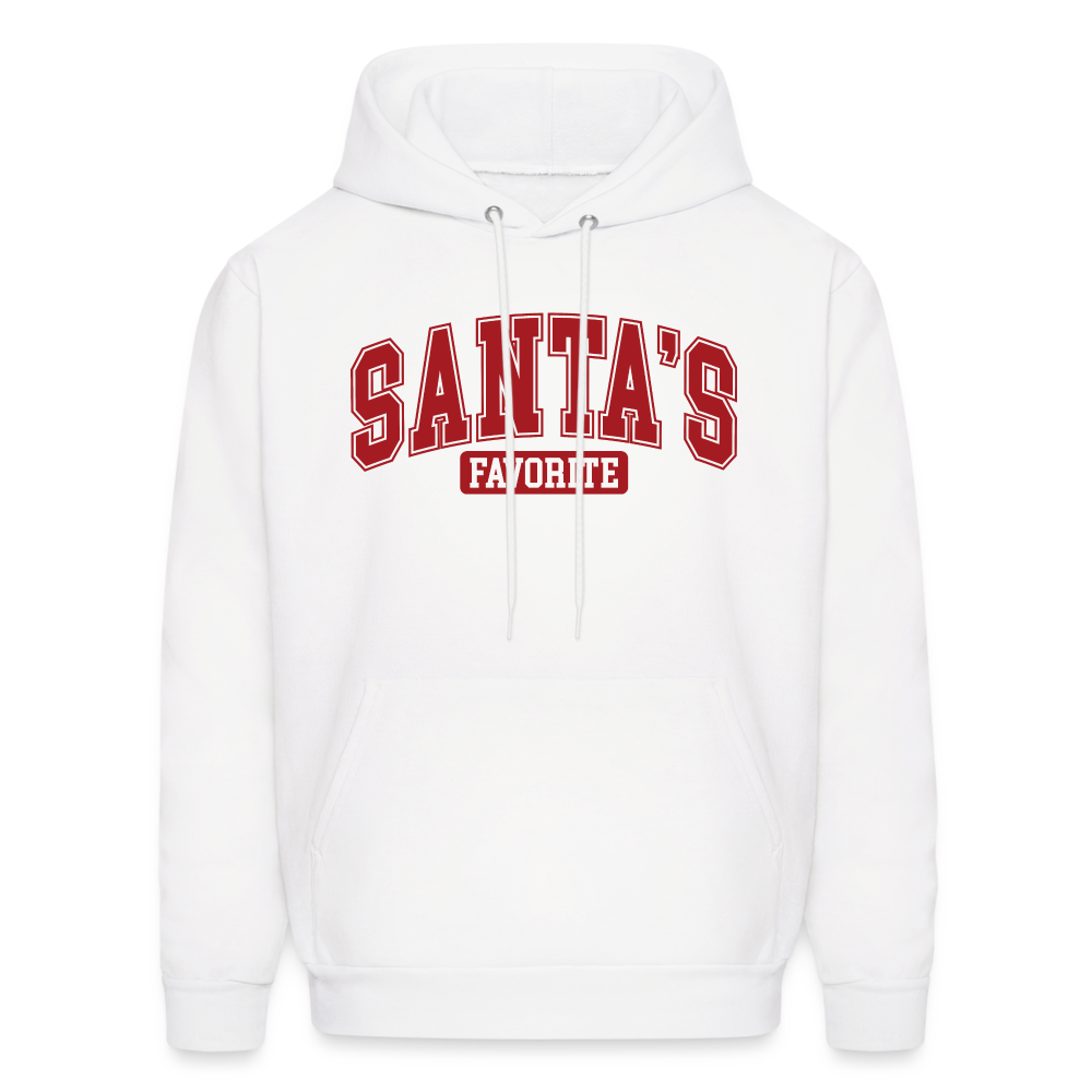 Santa's Favorite Hoodie - white