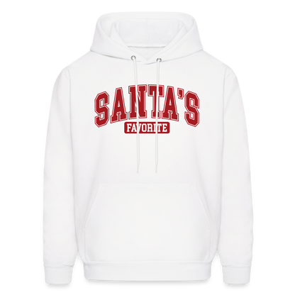 Santa's Favorite Hoodie - white