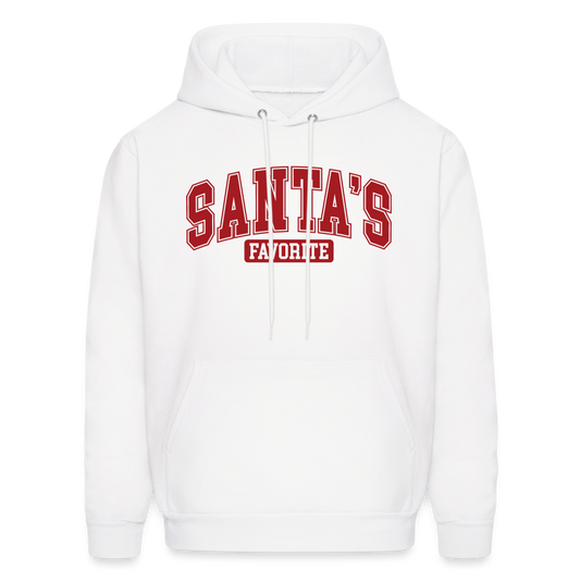 Santa's Favorite Hoodie - white