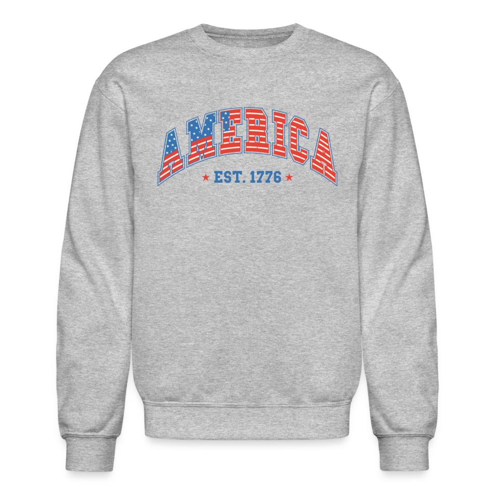 American 1776 Sweatshirt - heather gray